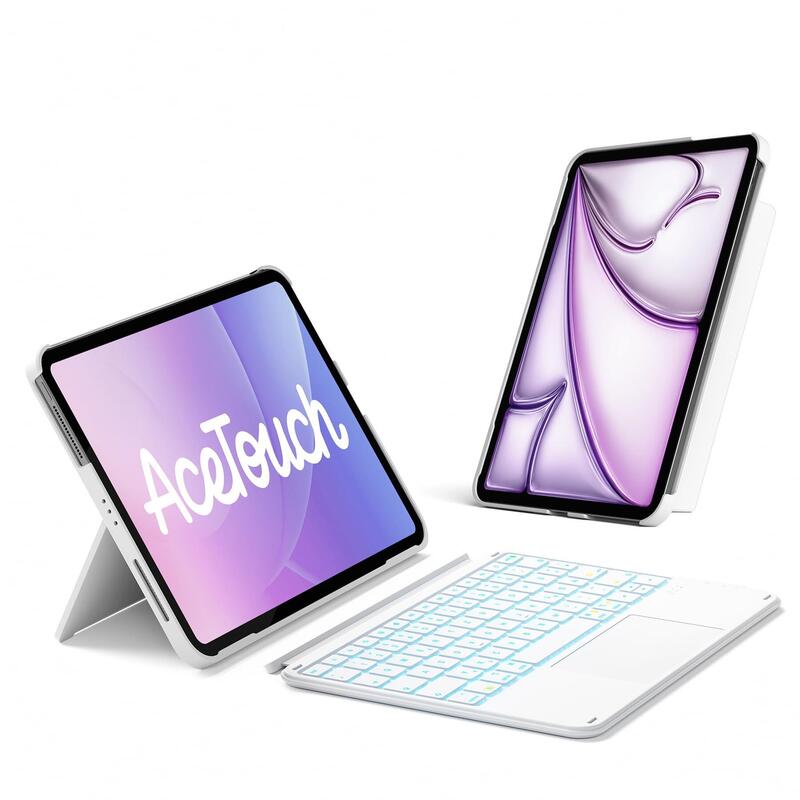 Inateck Keyboard Ace Touch Ipad 11"/10,9" Qwertz Rgb White