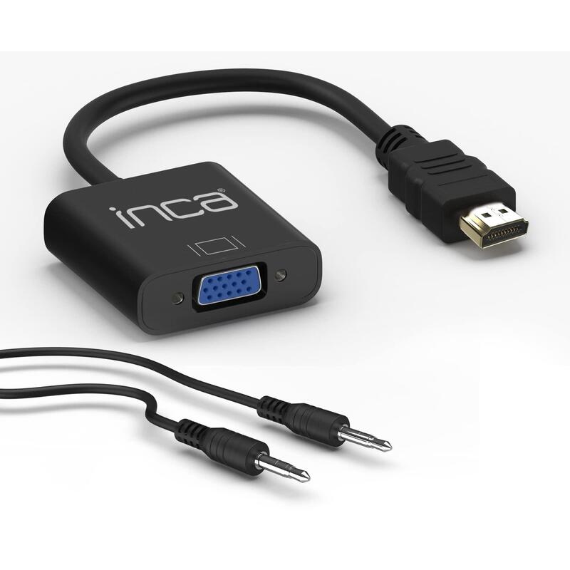 Inca Adaptador Ihtv-7ts Hdmi > Vga M. + Usb Audio, 1080p, Sw Retail