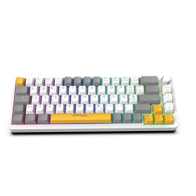 Inca Gaming Teclado Rgb Redswitch Usb Mechan. 2.00m Blanco