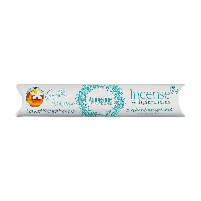 Amoreane - Golden Treasure Incienso Con Feromonas Aroma Jazmin