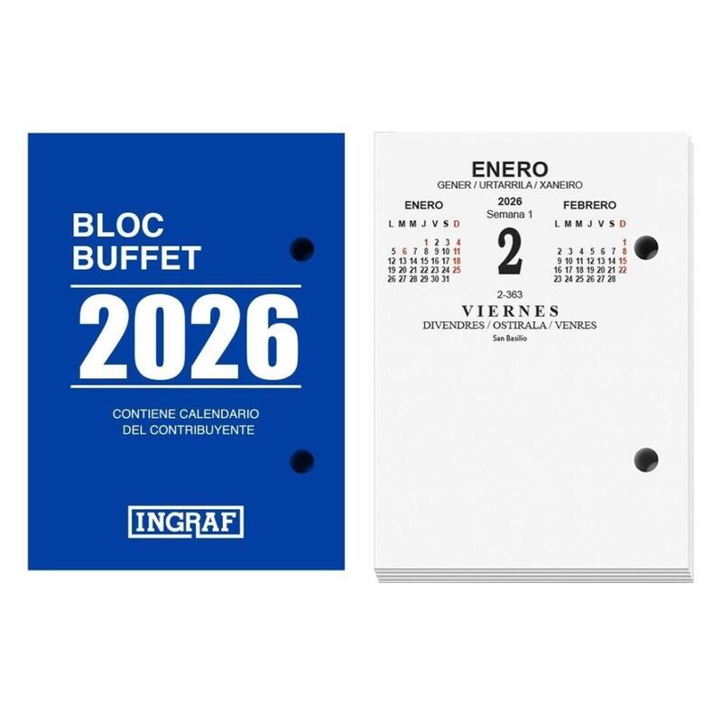 Ingraf Bloque Bufete Castellano 2026