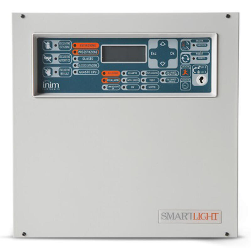 Inim Smartlight-S Central Analógica De 1 Lazo No Ampliable, Hasta 64 Dispositivos Y 16 Zonas