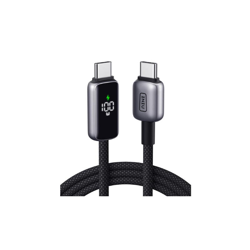 Iniu Cable Digital Display Leopard Usbc-Usbc 100w