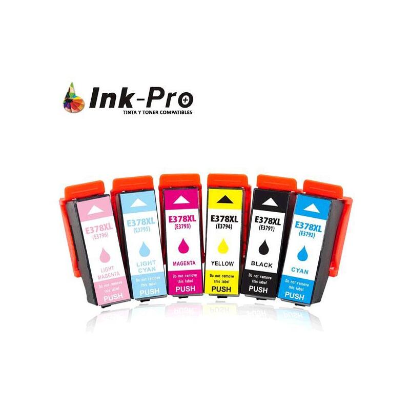 Inkjet Inpro Epson T3795/T3785 (E378xl) Cian Light 830 Pag. Premium