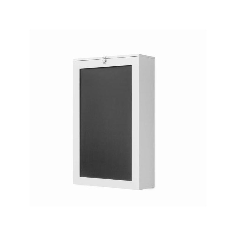 Innovagoods Woldy Escritorio Plegable De Pared - Incluye Accesorios De Montaje - Pizarra De 40x68cm - Corcho Interior
