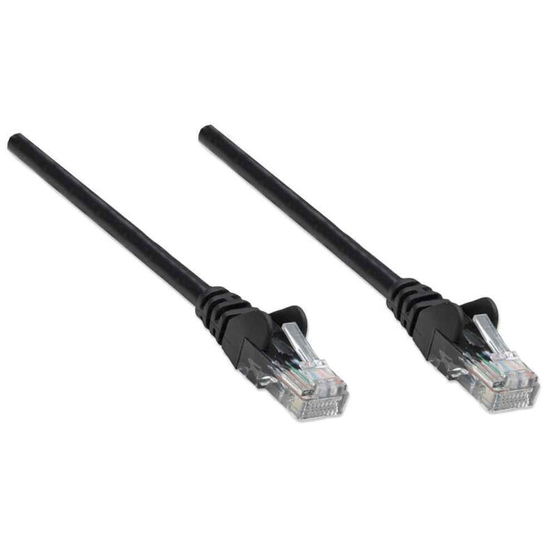 Intellinet 0.45m Cat5e Cable De Red Negro 0,5 M U/Utp [Utp]