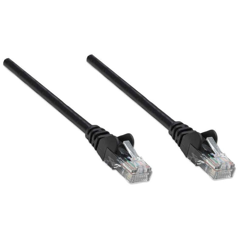 Intellinet 2m Cat5e Cable De Red Negro U/Utp (Utp)