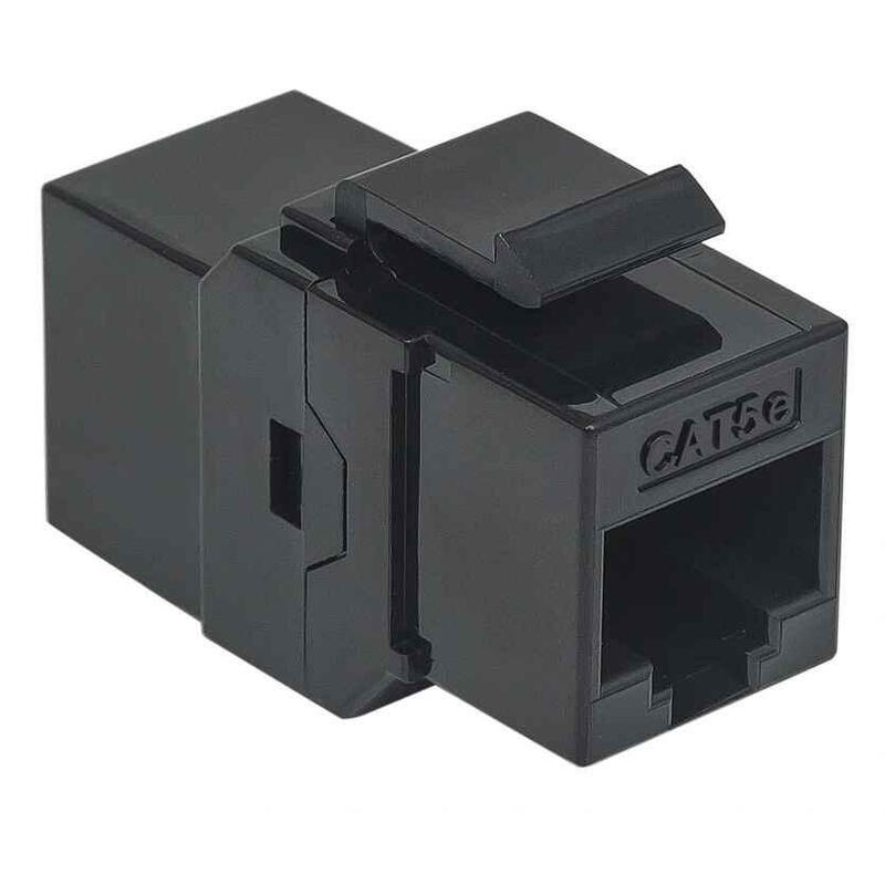 Intellinet 504775 Conector Keystone  Rj-45 8p8c Bu/Bu Utp Negro
