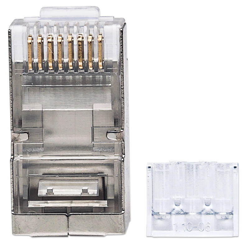 Intellinet 790680 Conector Rj-45 Gris