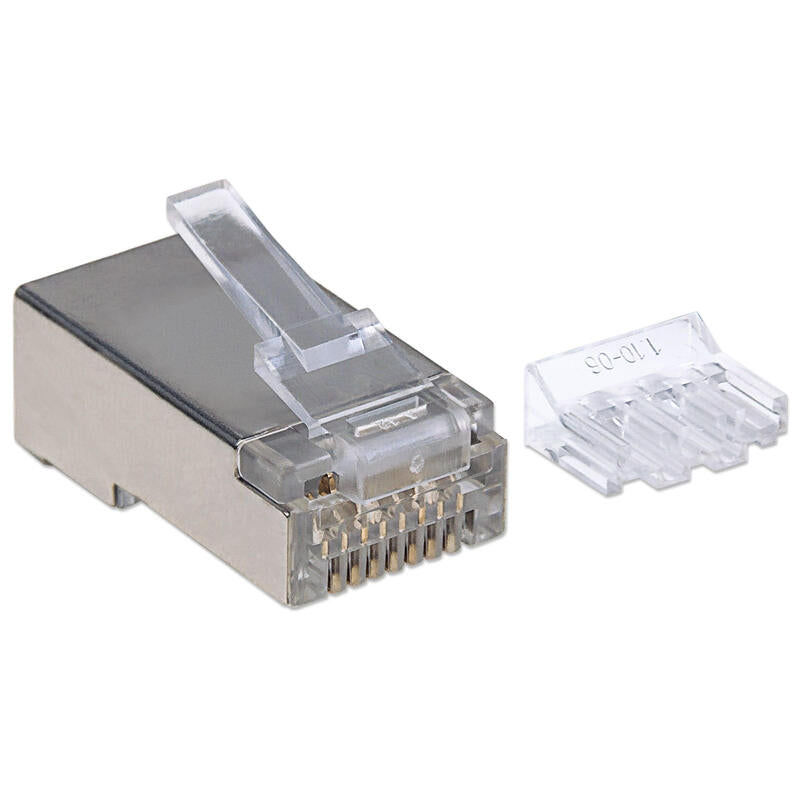 Intellinet 790680 Conector Rj-45 Gris