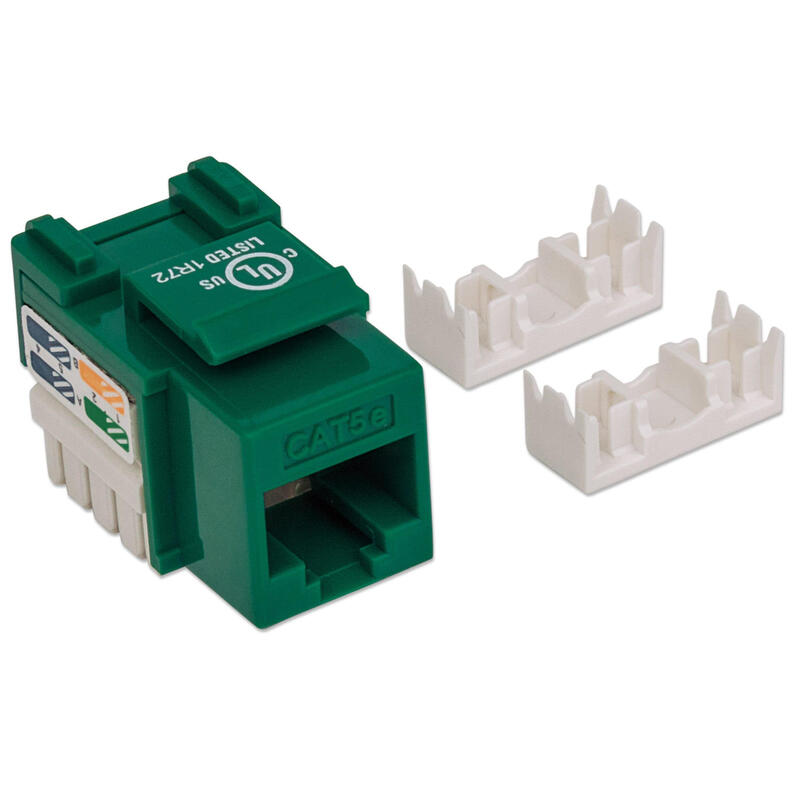 Intellinet Cat5e Keystone Jack Verde Utp Punch-Down