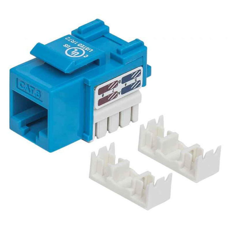 Intellinet Cat6 Keystone Jack Utp Blue Punch-Down