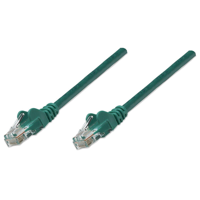 Intellinet Rj-45 M/M, 2m Cable De Red Verde Cat5e U/Utp [Utp]