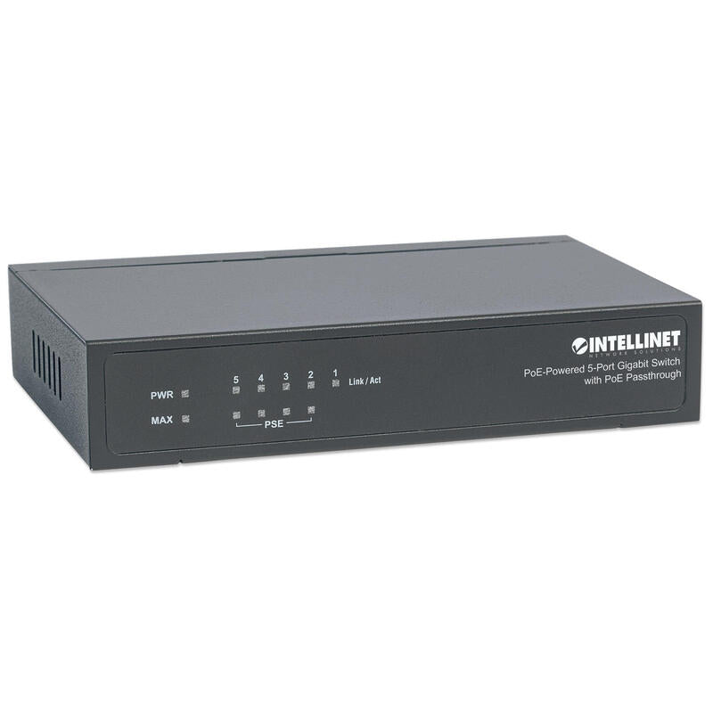 Intellinet Switch  5x Ge 4x Pse Poe+ 1x Pd Ieee 802.3az