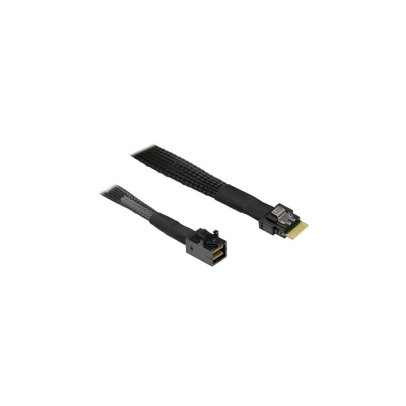 Cable Inter-Tech Sff 8654-4i > Sff 8643 Negro, 0,7 Metros 88885663