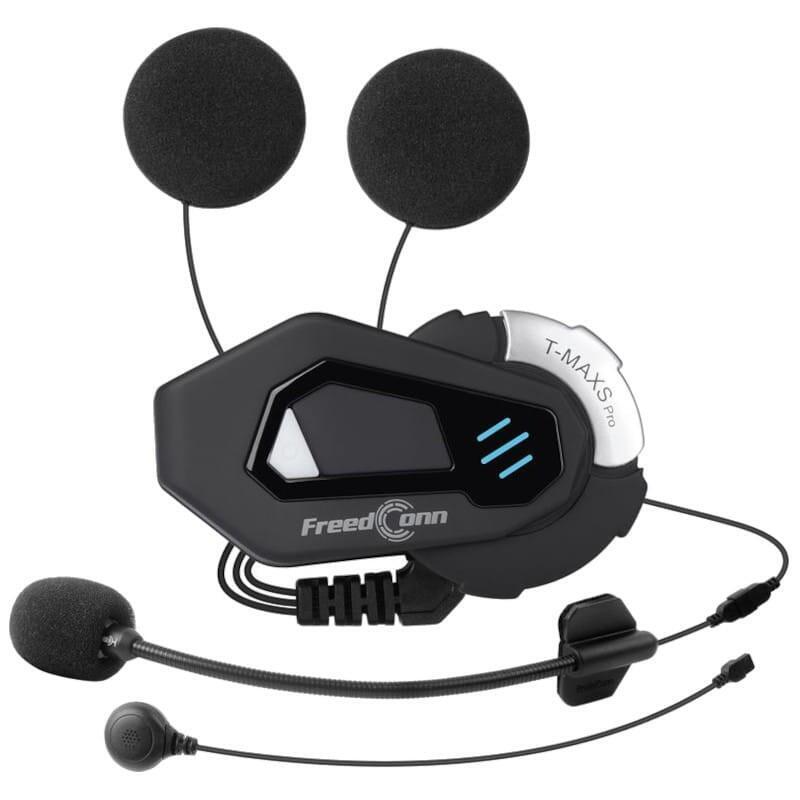 Intercomunicador Para Moto Freedconn T-Max S Pro Inalámbrico Bluetooth Plata