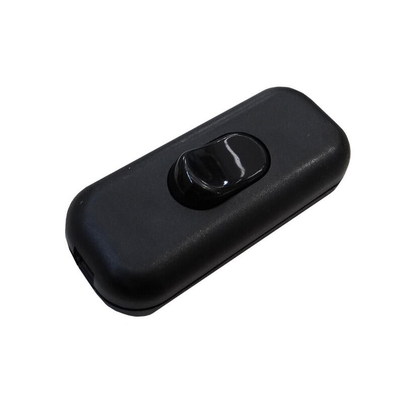 Interruptor Unipolar  2a Montado Negro