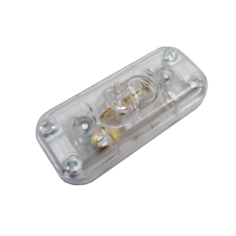Interruptor Unipolar  2a Montado Transparente