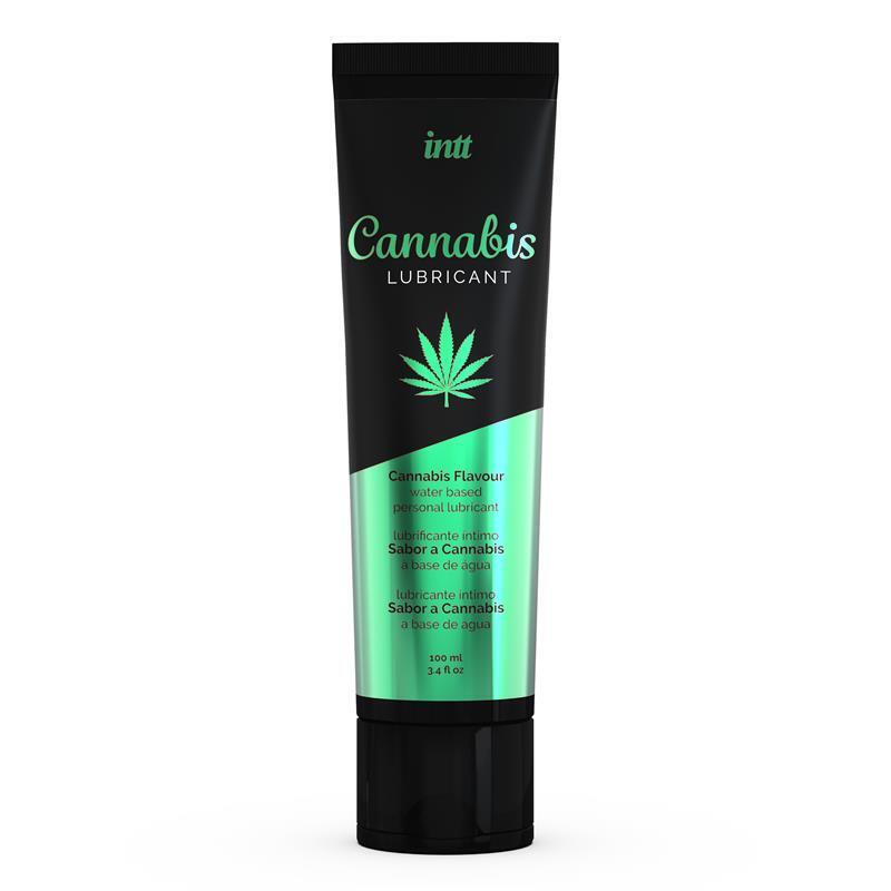 Intt Lubricants - Lubricante Intimo Base Agua Con Sabor A Cannabis