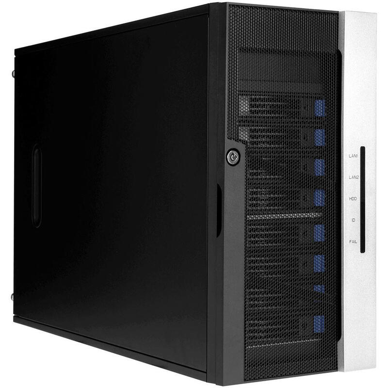 Inwin Gehäuse Mini Server Tower 8-Bay Iw-Ms08-A/Ocu Mit Oculink Backplane
