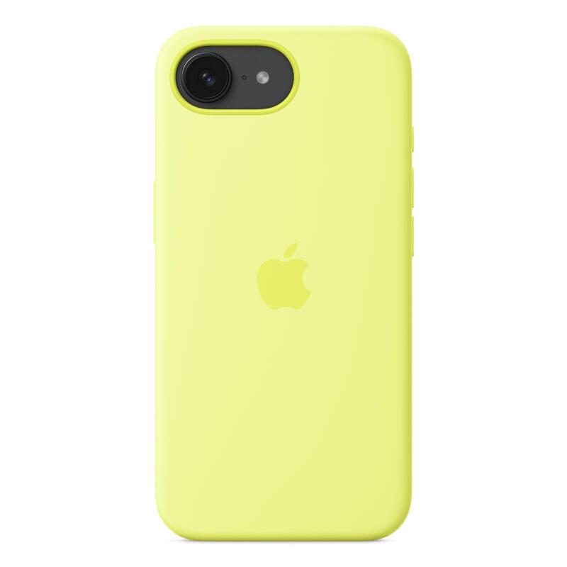 Iphone 16e Silicone Case   Neon Yellow