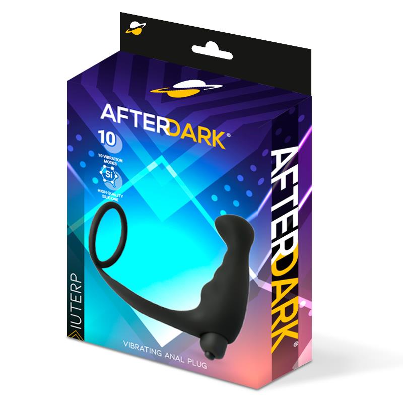 Iuterp Plug Anal Con Vibración Y Anillo Para El Pene