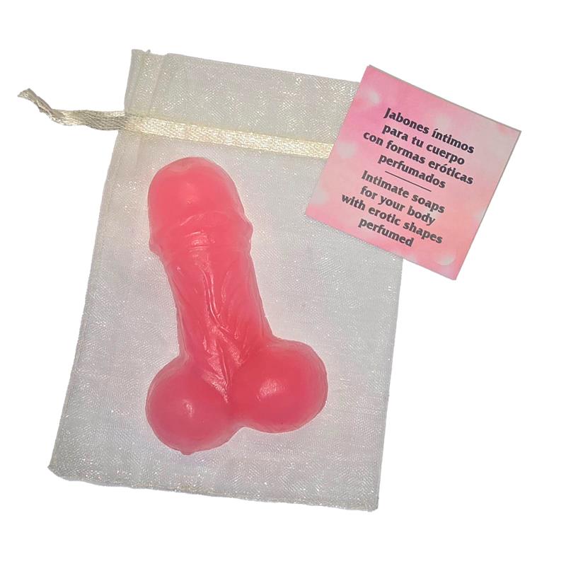 Jabón Con Forma De Pene Rosa 25gr