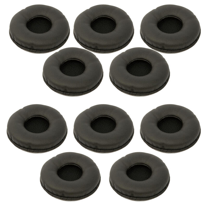 Jabra 14101-37 Almohadilla Para Auriculares Negro Polipiel 10 Pieza(S)