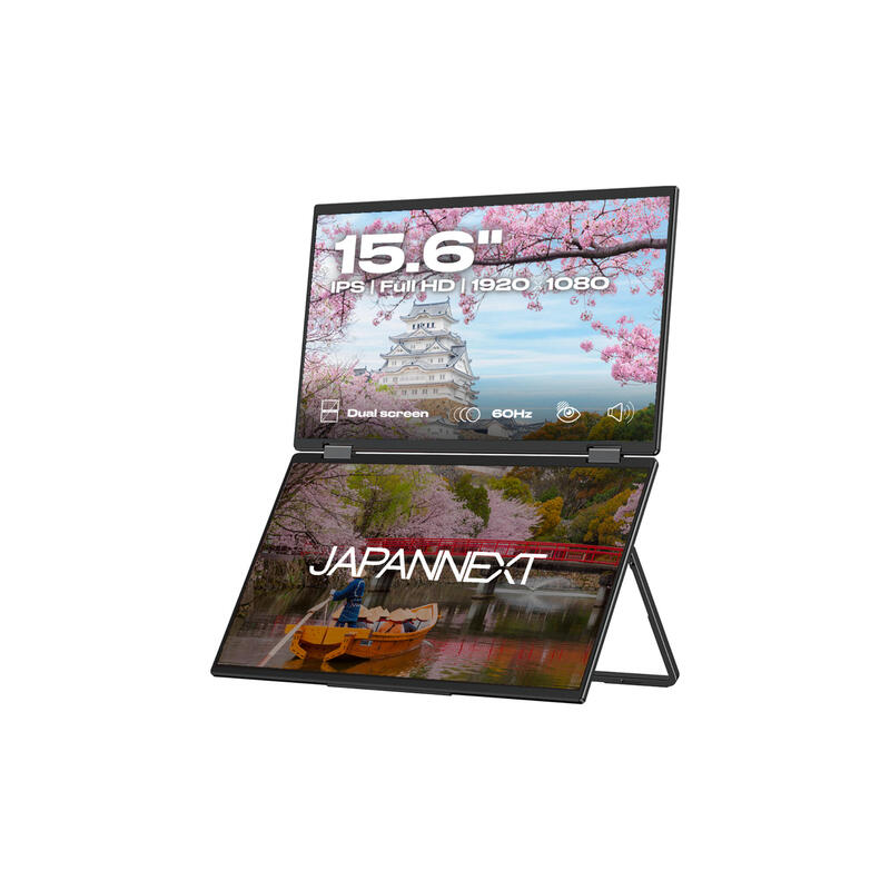 Japannext 39,6cm Jn-Dmd-Ips156f Dual-Monitor M-Touch Fhd
