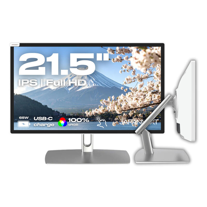Japannext 54,6cm Jn-Ips2152fhdr-C65w-Fld-T Hdmi Dp Touch Fhd