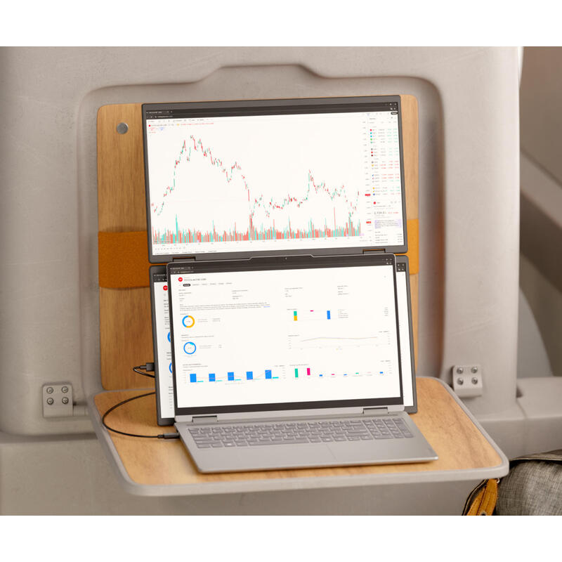 Japannext 60,5cm Jn-Dmd-Ips238f-C4 Dual-Monitor M-Touch Fhd