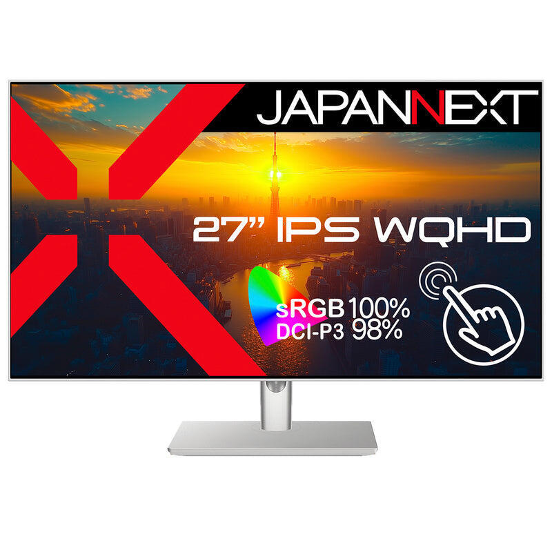 Japannext 68,6cm Jn-Ips27wqhdr-C65w-Fld-T Hdmi Dp Touch Wqhd