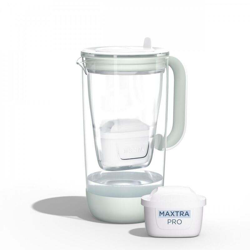 Jarra Filtrante Brita Glass+1maxtrapropp De 2,5 L  Color Menta
