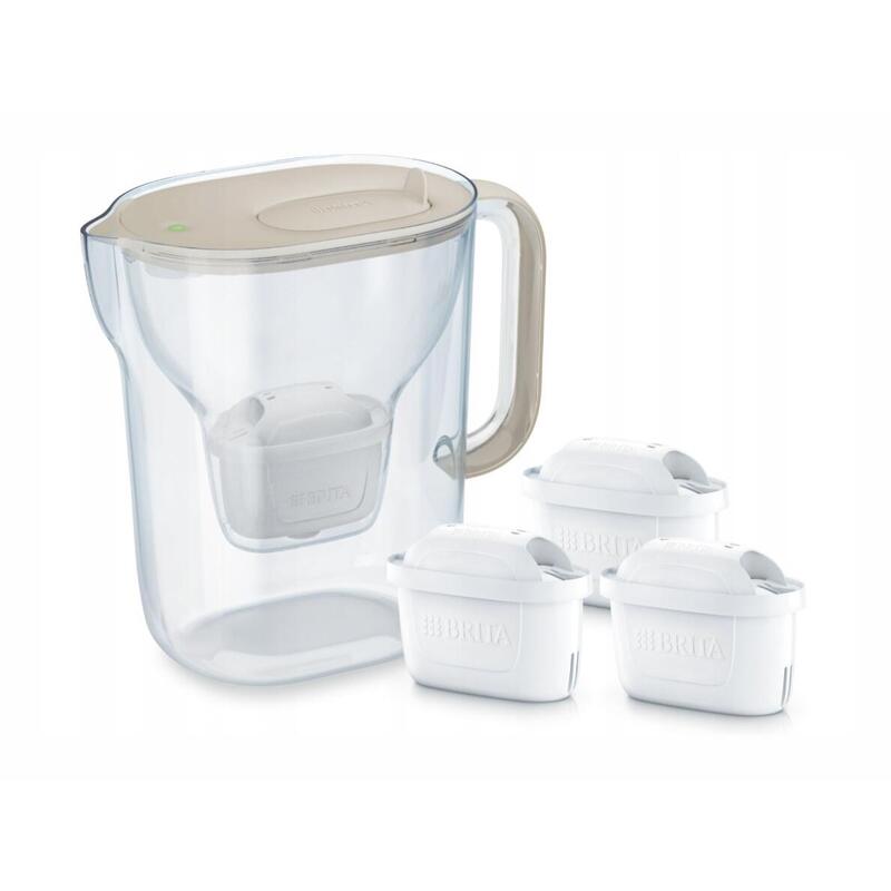 Jarra Filtrante Brita Style Essential Xl Arena + 3 X  Filtro Mx Pro Pure Performance