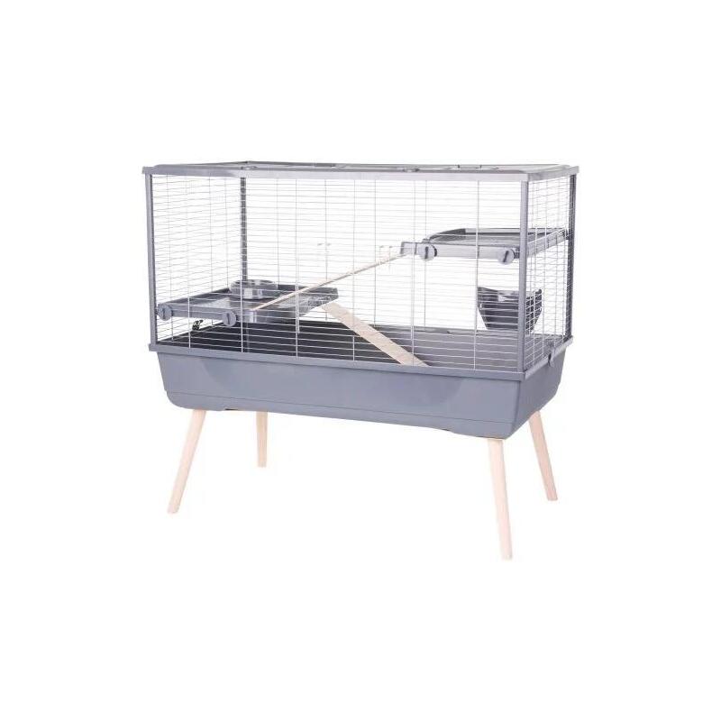 Jaula   Zolux Neolife 100 Grey Para Conejos