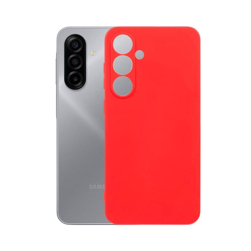 Jc Funda Trasera De Silicona En Color Rojo Samsung Galaxy A17