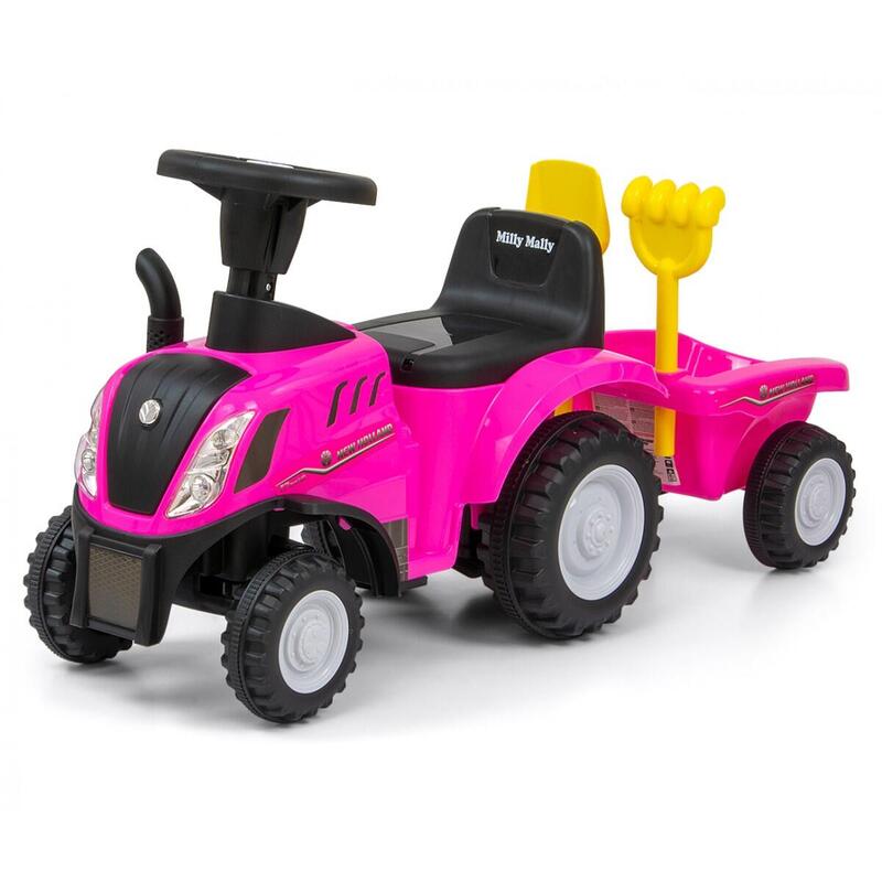Jezdzik Pojazd New Holland T7 Traktor Rózowy