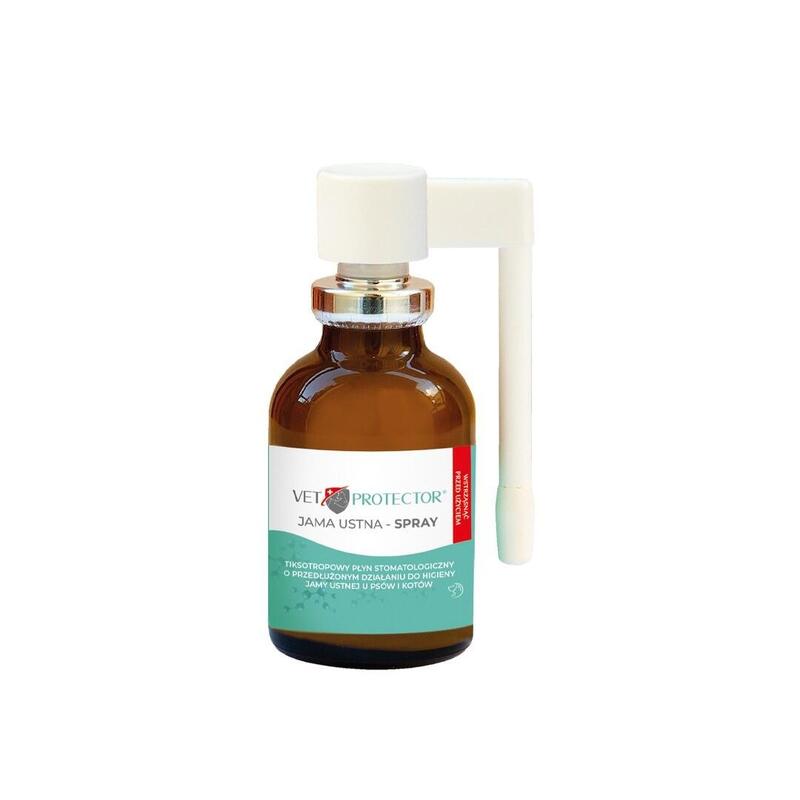 Jm Sante Vet Protector Spray Para La Cavidad Oral  Líquido Para La Cavidad Oral Para Perros Y Gatos - 30 Ml