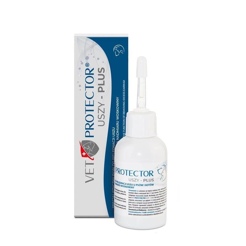 Jm Sante Vet Protector Uszy Plus - Solución Ótica Para Perros Y Gatos  50 Ml