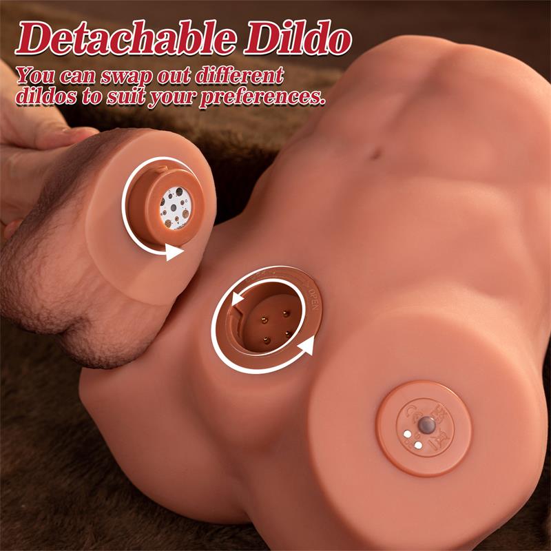 Jonah Semi Torso Con Dildo Desmontable, Thrusting Y App 3.48 Kg