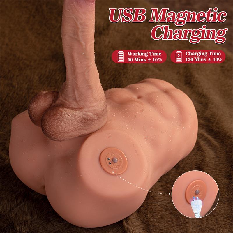 Jonah Semi Torso Con Dildo Desmontable, Thrusting Y App 3.48 Kg