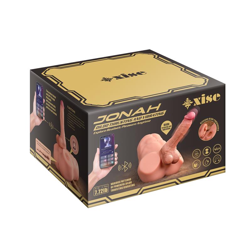 Jonah Semi Torso Con Dildo Desmontable, Thrusting Y App 3.48 Kg