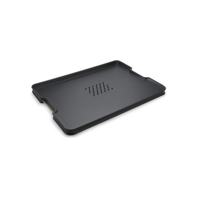 Joseph Joseph Cut&Carve Plus Multi-Funct.Black Chopping Board