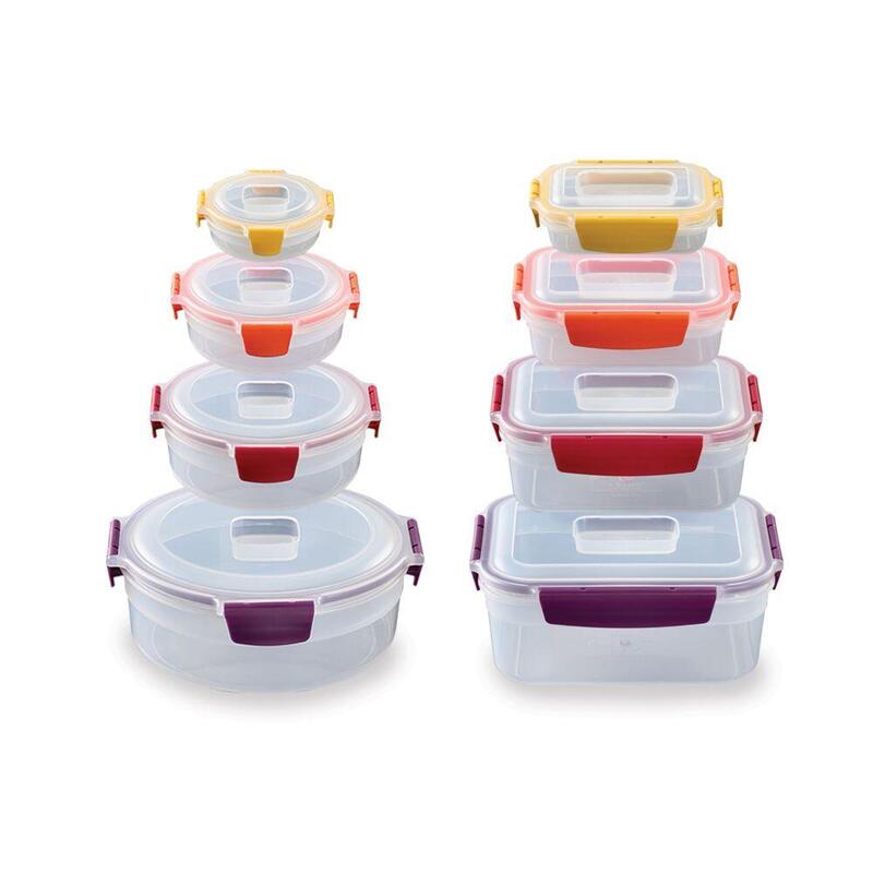 Joseph Joseph Nest Lock 8-Piece Multic.Mixed Food Container Set
