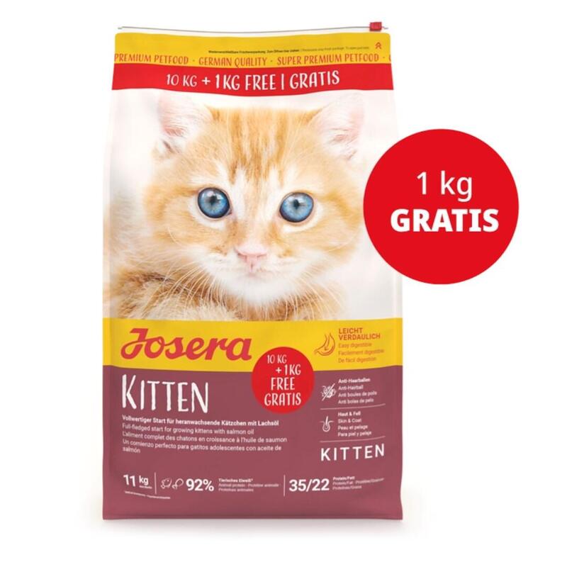Josera Josicat Kitten Dla Kotów 10kg+1kg