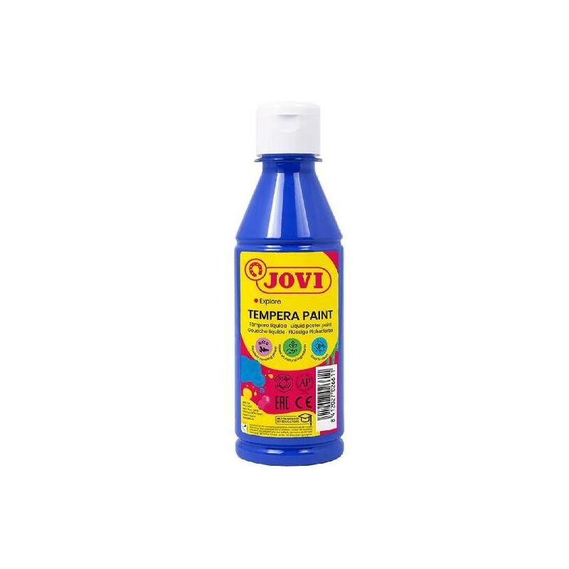 Jovi Témpera Líquida Botella De 250ml Azul Oscuro