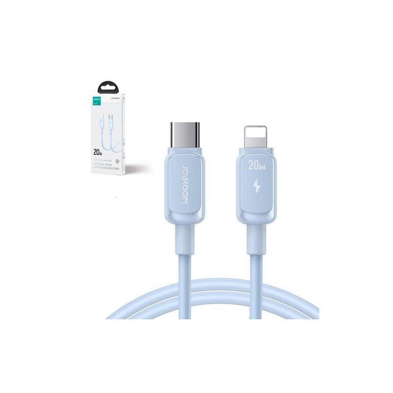 Joyroom Type-C - Lightning Cable Multi-Color Series A14, 480mb/S, 20w, 1.2m, Blue (S-Cl020a11bl)