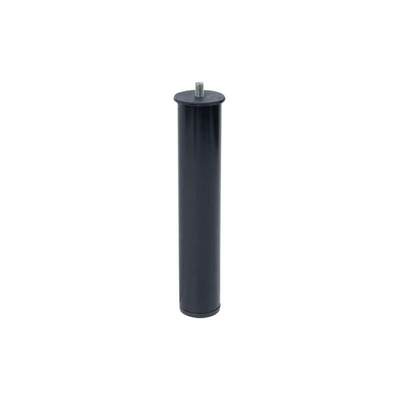Juego 4 Patas Canape Pt26 Ø50 X 270 Mm Sin Rueda, Negro 96406 Micel