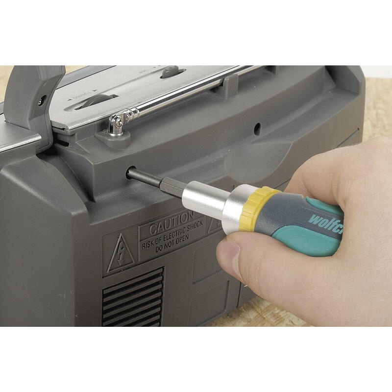 Juego Atornillador Manual 6 Piezas Con 5puntas 1237000 Wolfcraft