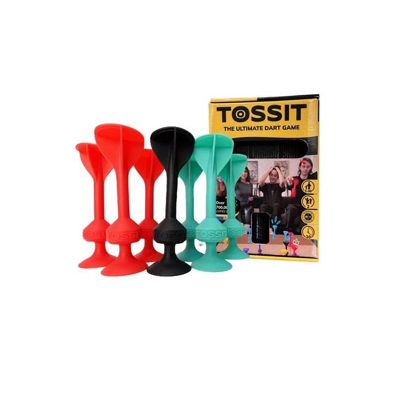 Juego De Dardos Con Ventosas De Silicona Tossit Set Inicial  Rojo Y Verde